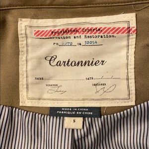 3/4 sleeve trench swing jacket